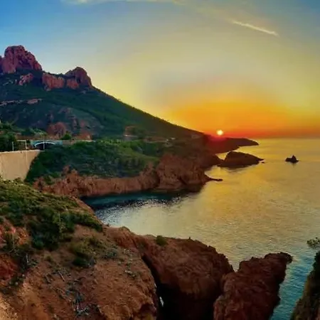 Cap Esterel - Duplex Avec 2 Terrasses Dont Tropezienne, Piscines Et Loisirs Lejlighed *
